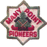 Issued in 1946 to the 32 Scouts and their adult leaders who helped to open campsites at Many Point the summer of 1946. 