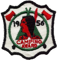 1956 Many Point Camping Award - Scan from Mr. Steve Young.  Thank you!