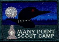 2000 Many Point Patch - Stars and lettering glow in the dark