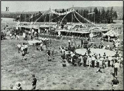 Skill-O-Rama display was one of the many features at the 1973 Jamboree in Farragut, Idaho.