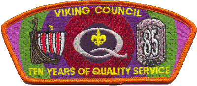 1995 Viking Council receives Quality Council for 10th straight year - Scan by Scott Woolery